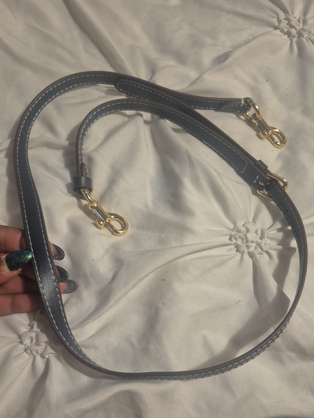 Coach Crossbody  Adjustable Navy Blue Strap